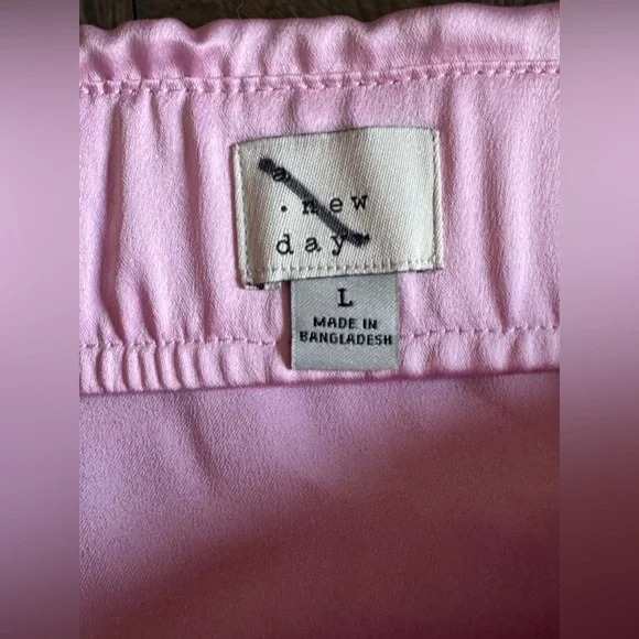 A New Day Women's A-Line Maxi Slip Skirt bubblegum pink Size large - Picture 4 of 5